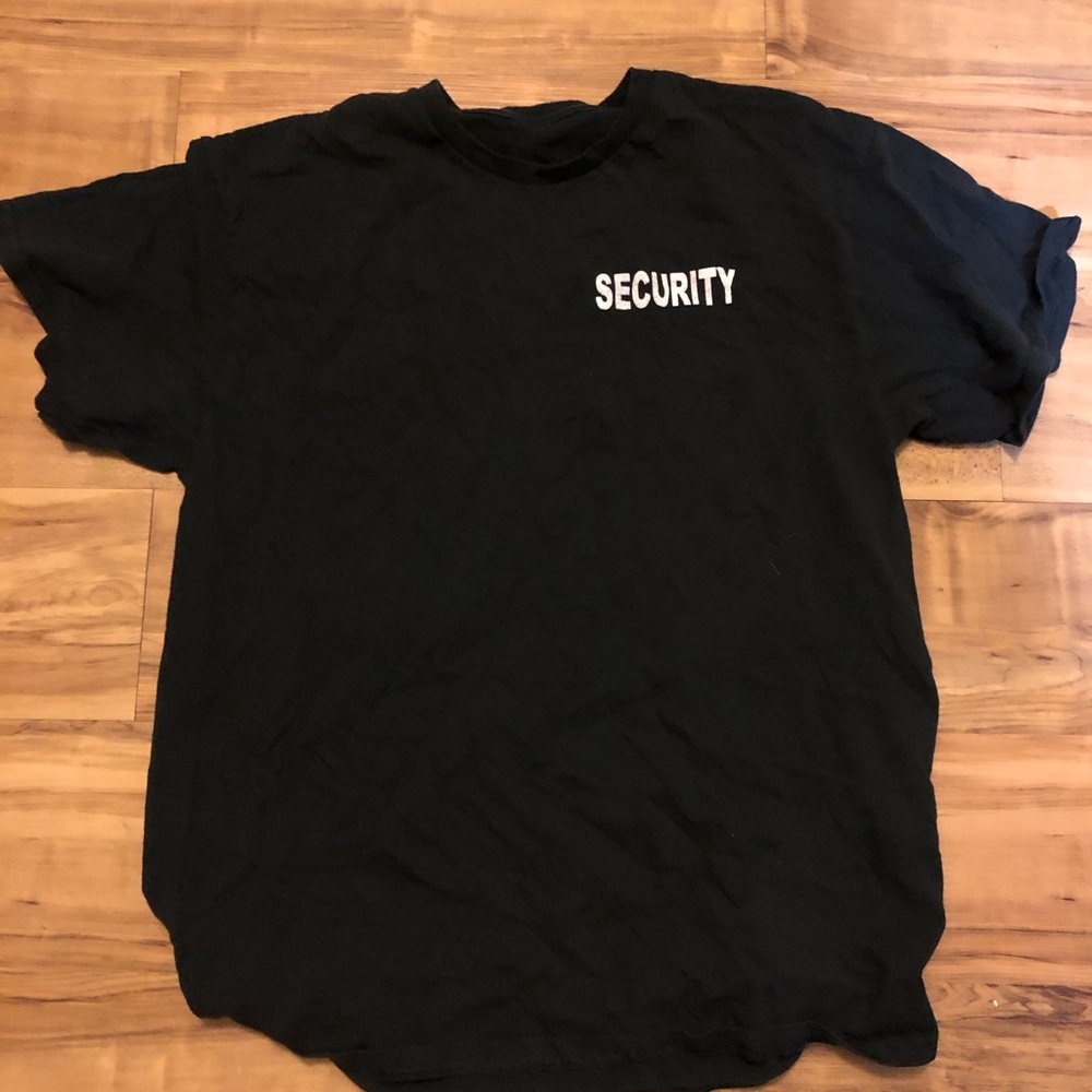 Black Security T-Shirt